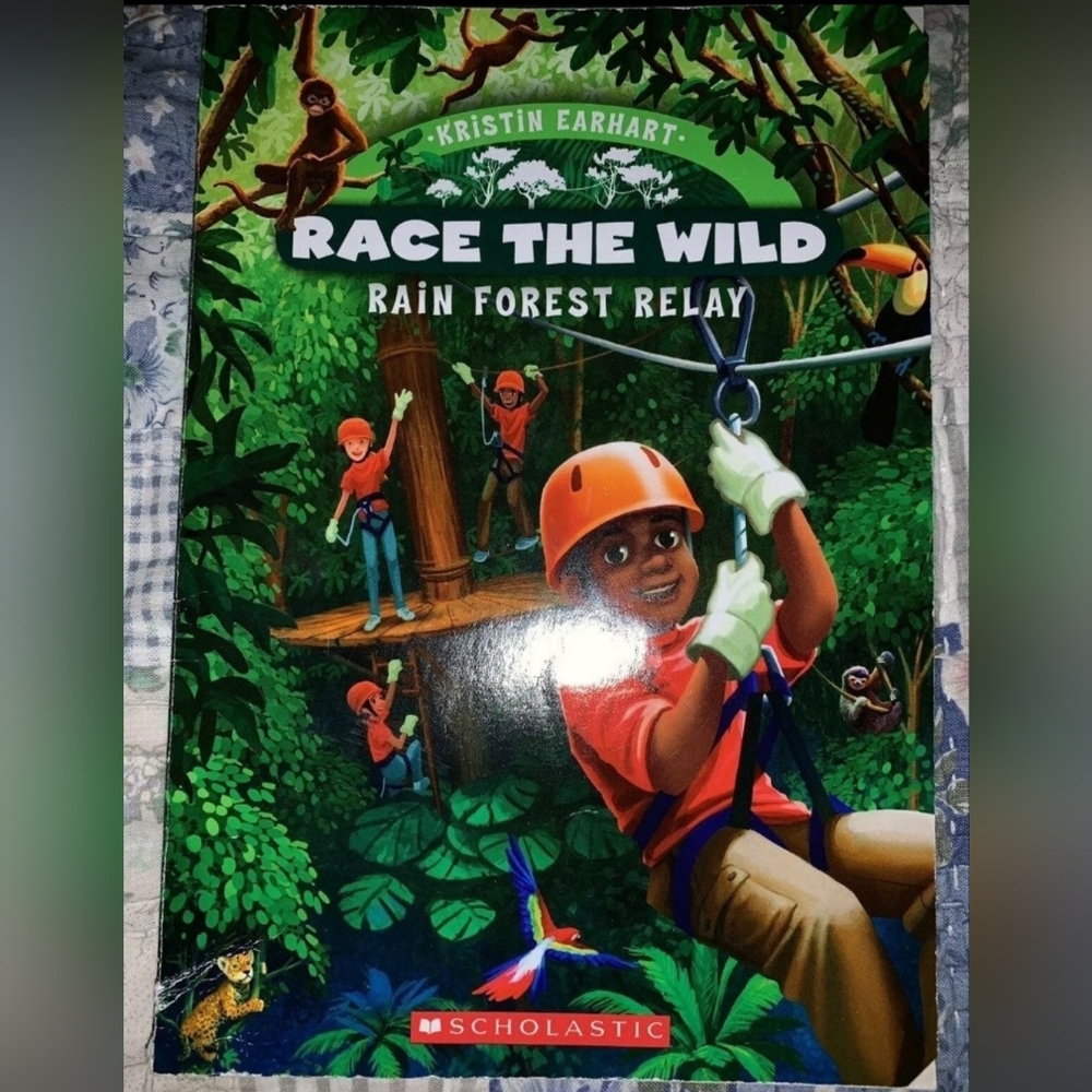 "Race The Wild: Rain Forest Relay" Book by Kristen Earhart - Paperback